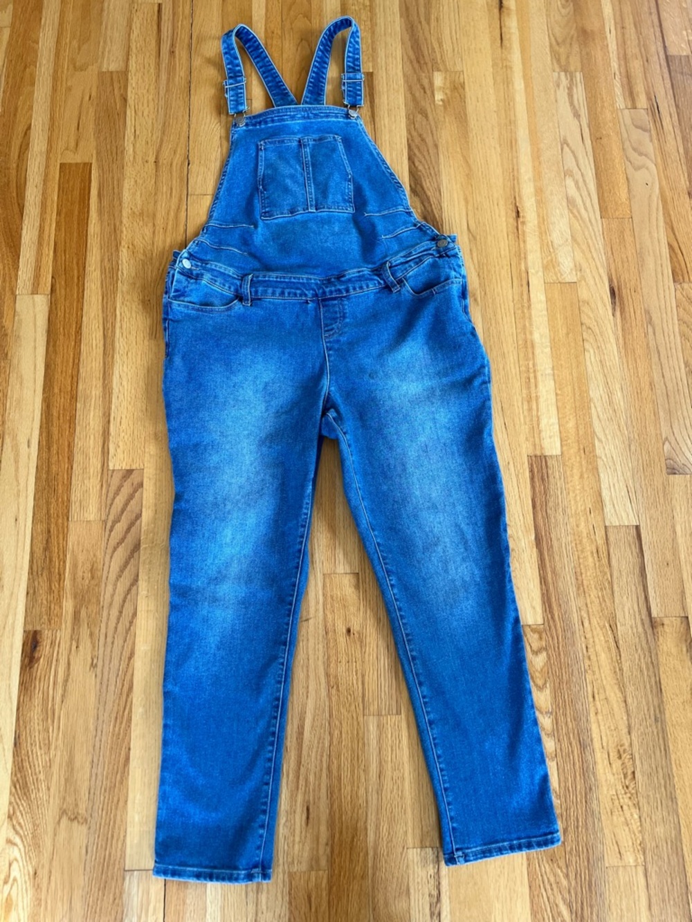 Savi Parker Maternity Denim Overalls size XL